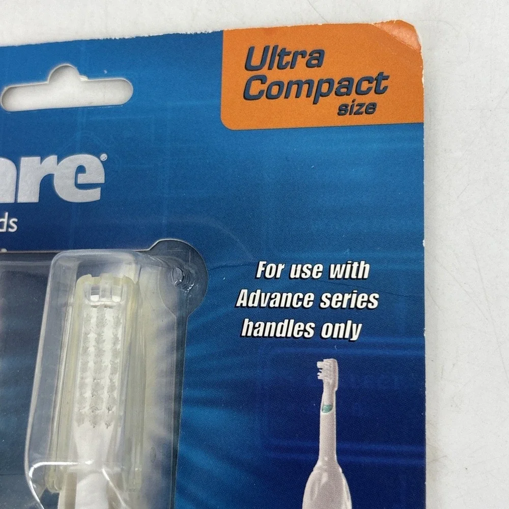 Philips Sonicare Replacement Brush Heads 2 Pack Ultra Compact Size,‎ NOS